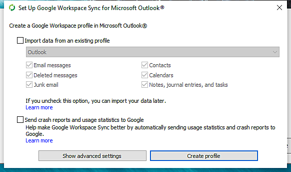 g suite sync for microsoft outlook on mac